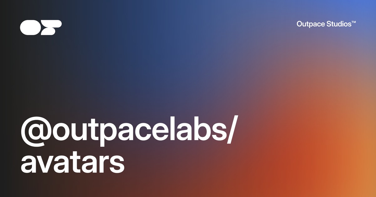 @outpacelabs/avatars, by Outpace Studios